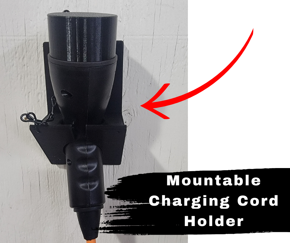 Mountable Charging Cord Holder