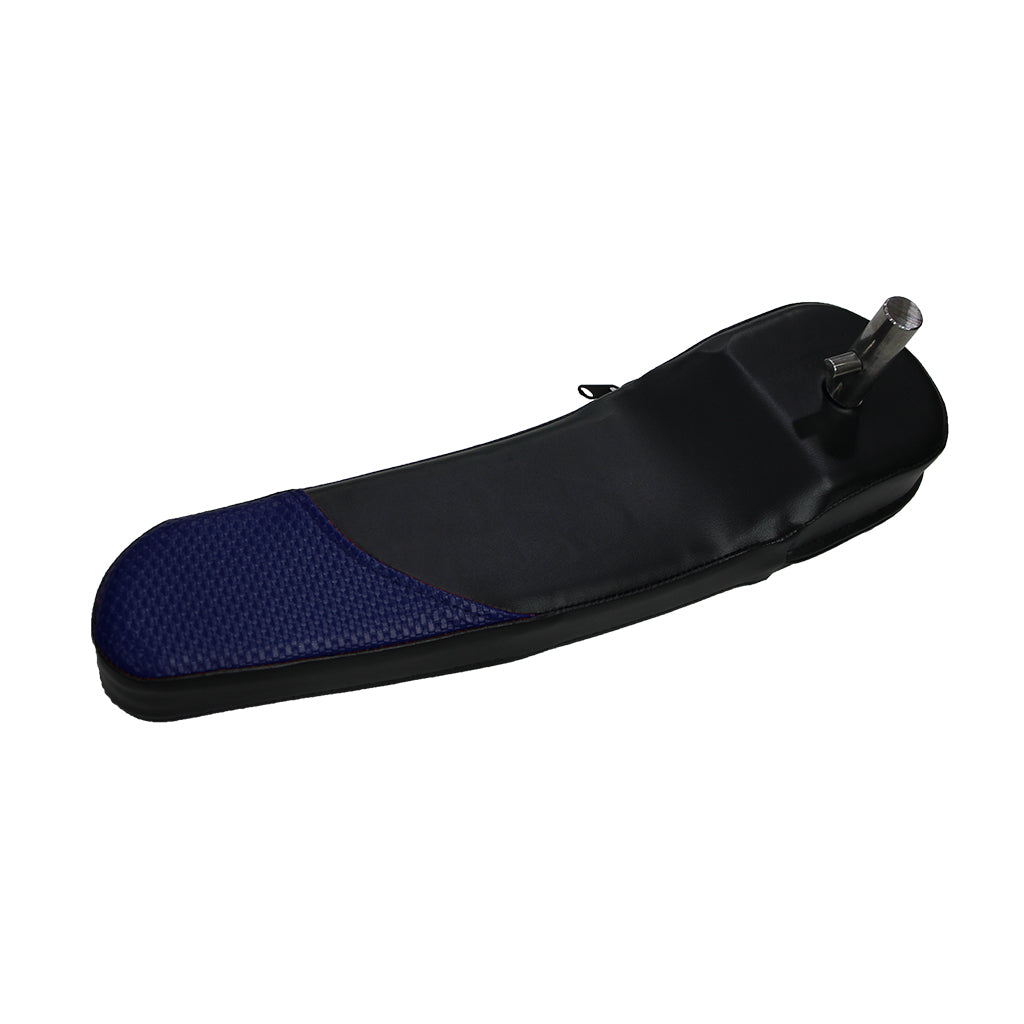 ARMREST FOR SEAT, DRIVER SIDE, BLACK+BLUE