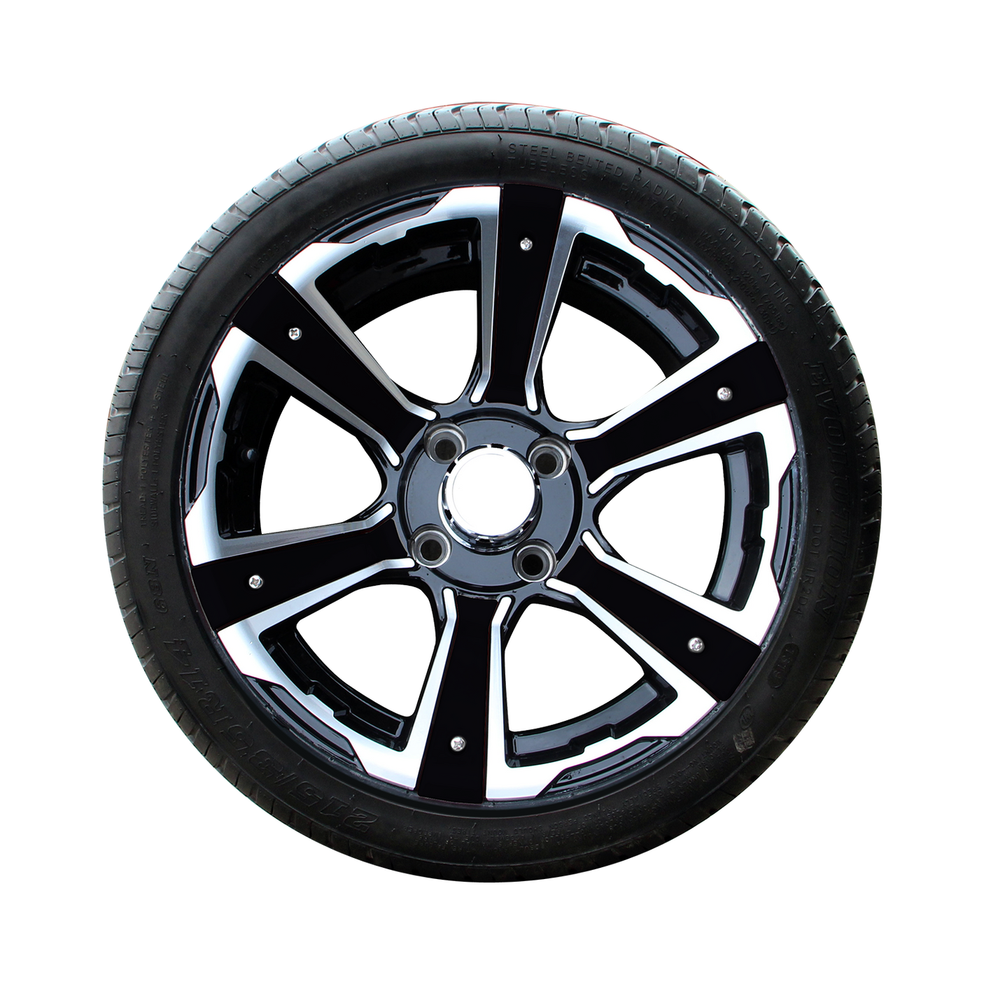 14''RADIAL TIRE ASSEMBLY WITH DECORATION TRIM