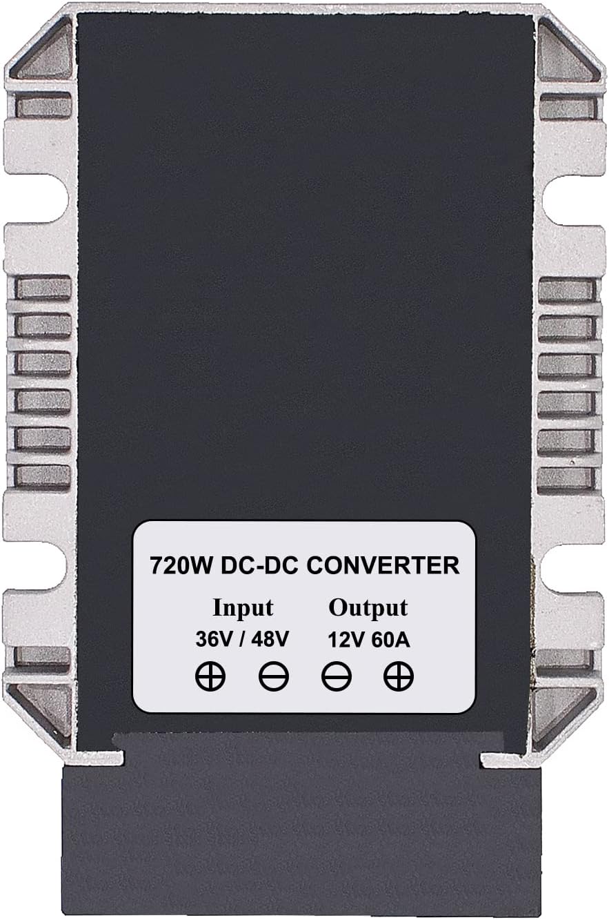 36V/48V to 12V 60A 720W Step-Down Transformer DC to DC Buck Converter DIY Power Supply