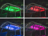 4pc Million Color LED 6 Seater Golf Cart Canopy Add-On Lighting Kit