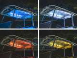 4pc Million Color LED 6 Seater Golf Cart Canopy Add-On Lighting Kit