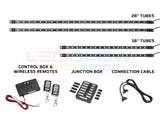 12-Volt Million Color Expandable LED 4-Seater Golf Cart Underbody Lighting Kit