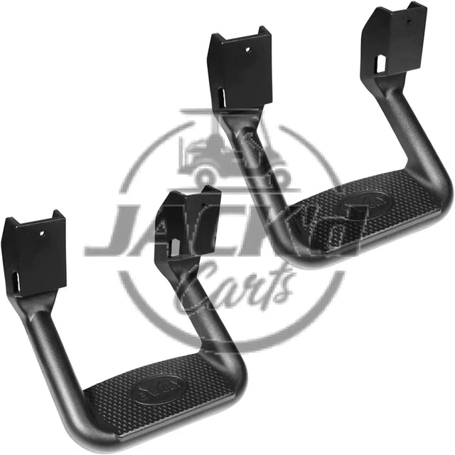 Bully BBS-1103 Truck Black Powder Coated Side Step Set 2 Pieces (1 Pair) Includes Mounting Brackets Parts Closeout Sale