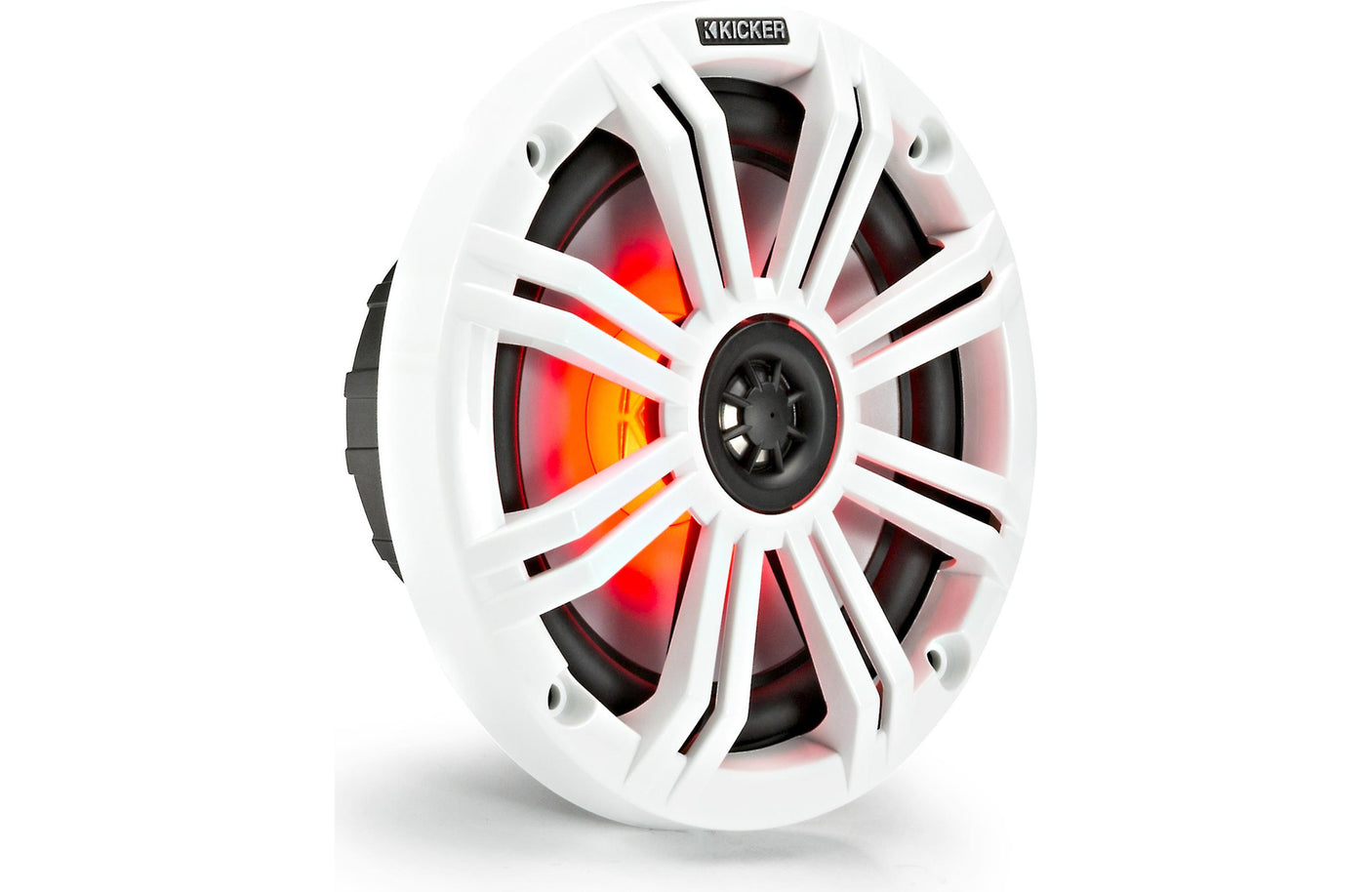 A Pair of Kicker 45KM654 6.5" 390w Marine Boat Speakers KM65 w/ White Grilles