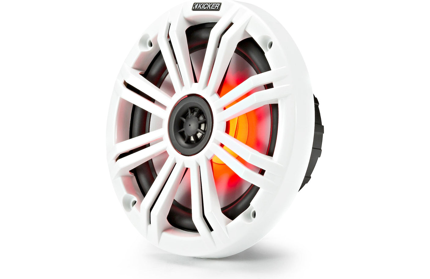 A Pair of Kicker 45KM654 6.5" 390w Marine Boat Speakers KM65 w/ White Grilles