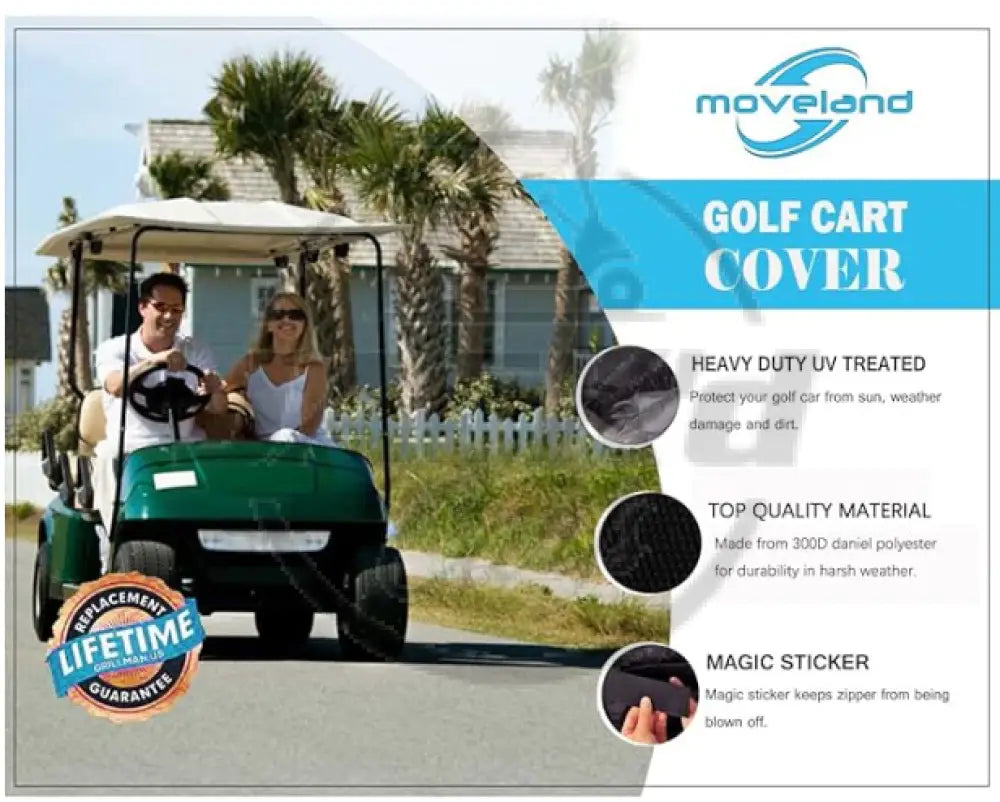 Golf Cart Cover for 6 Seaters Golf Cart Storage